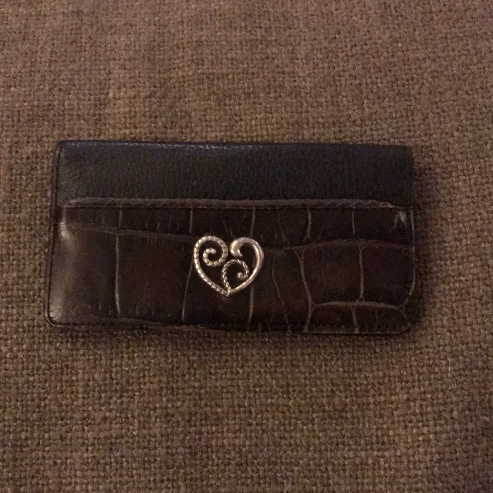 Genuine black and brown leather Brighton wallet